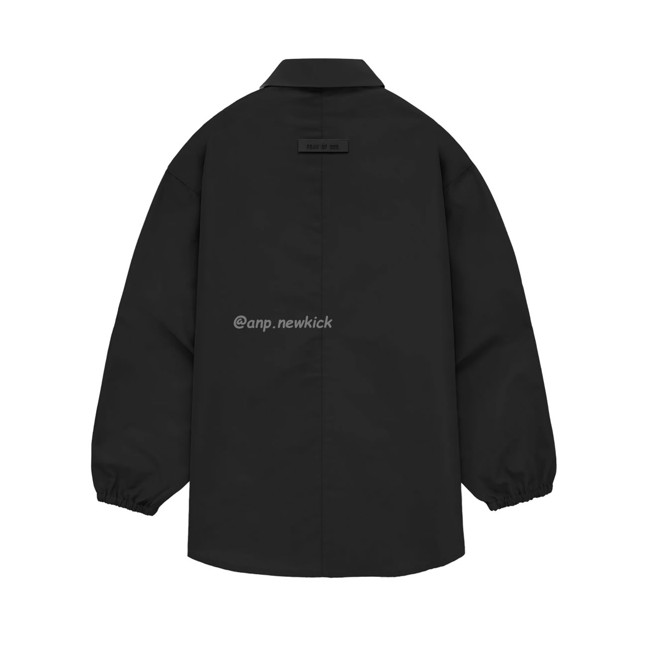 Fear Of God Essentials Fog 23fw Tie Cuffed Shirt Black Apricot Gray S Xl (7) - newkick.vip